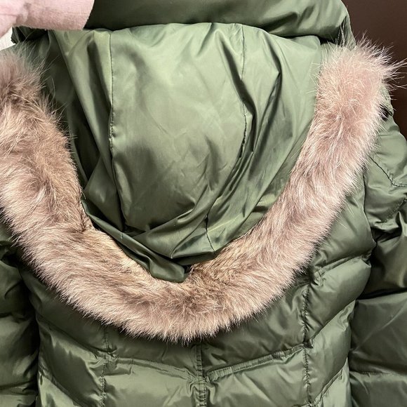 Andrew Marc Green down filled hooded Puffer Jacket - Picture 8 of 13